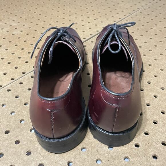 Allen Edmonds Park Avenue Shoes Mens 8.5 D Mahogany Cap Toe Leather 5875 USA main image 4
